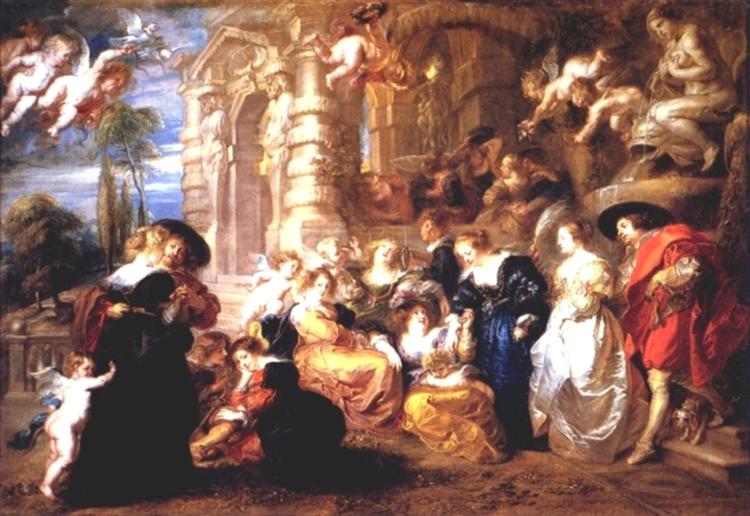 Garden Of Love C1633 Peter Paul Rubens Wikiartorg - 