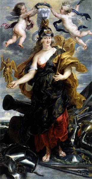 22. Marie de Medici as Bellona, 1622 - 1625 - Peter Paul Rubens