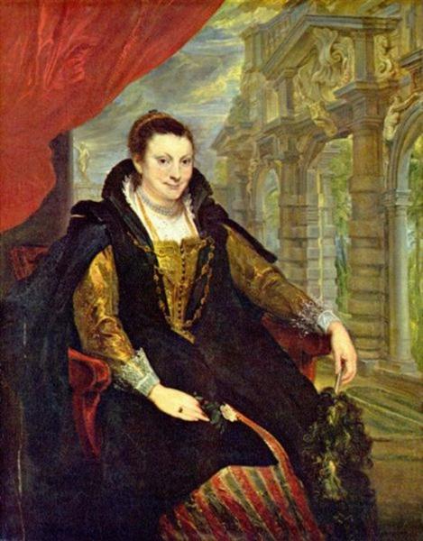 Portrait of Isabella Brandt, 1623 - 1626 - Пітер Пауль Рубенс