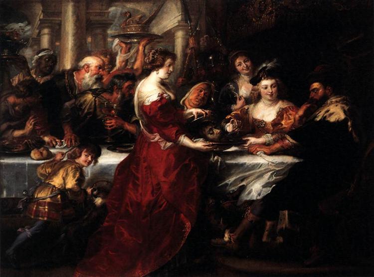 The Feast of Herod, 1633 - Пітер Пауль Рубенс