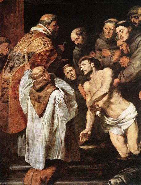 The Last Communion of St. Francis, 1619 - Питер Пауль Рубенс