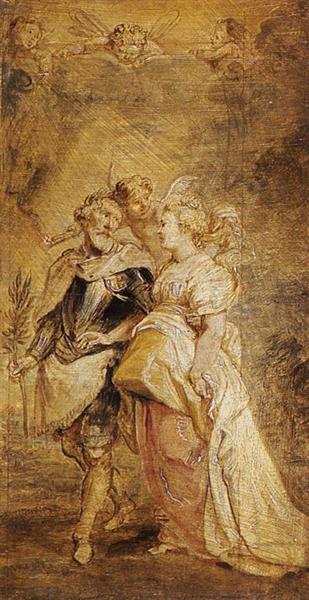 The Marriage of Henri IV of France and Marie de Médici, 1628 - 1630 - Pierre Paul Rubens