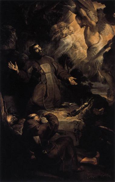 The Stigmatization of St. Francis, c.1616 - Пітер Пауль Рубенс