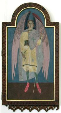 Icon of Archangel Gabriel - Пётр Иванович Холодный