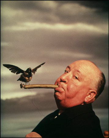 Alfred Hitchcook, 1963 - Philippe Haslman