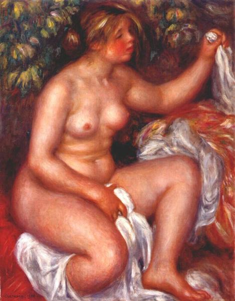 After the bath, 1910 - Pierre-Auguste Renoir