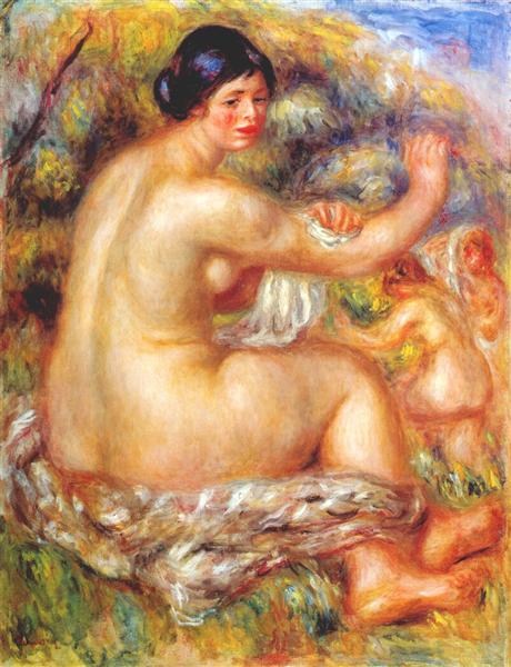 After the bath, 1910 - 1912 - Пьер Огюст Ренуар