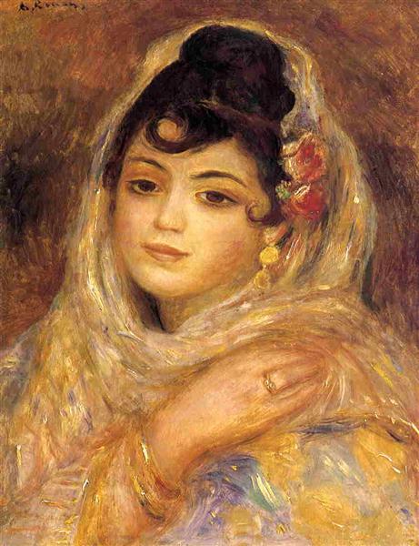 Algerian Woman, 1881 - 雷諾瓦