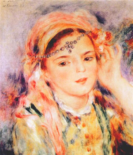 Algerian Woman, 1883 - Pierre-Auguste Renoir
