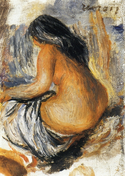 Bather from the Back - Pierre-Auguste Renoir