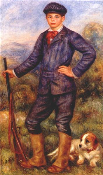 Jean Renoir as a Hunter, 1910 - 雷諾瓦