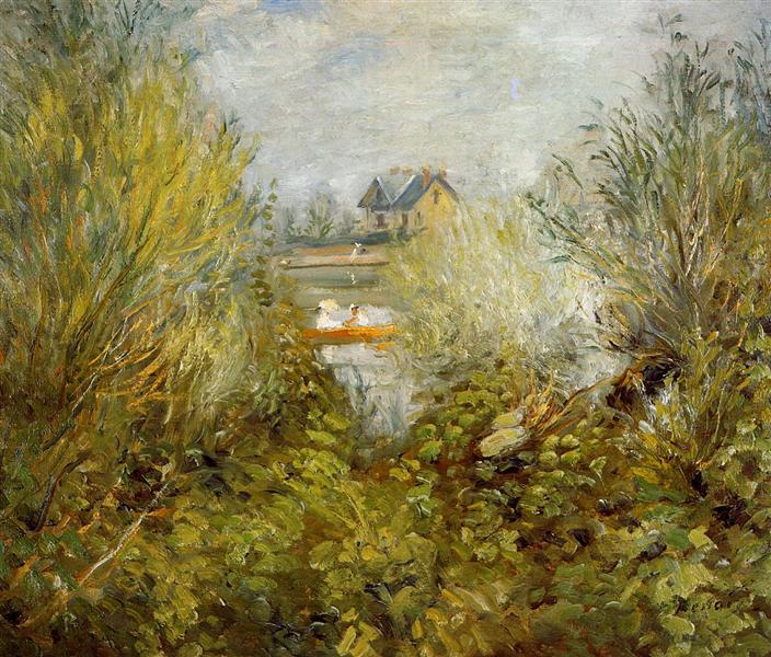 On the Seine, near Argenteuil, c.1874 - Пьер Огюст Ренуар