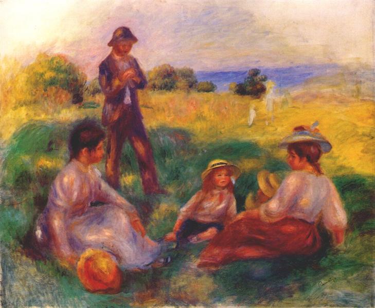 Party in the Country at Berneval, 1898 - Пьер Огюст Ренуар