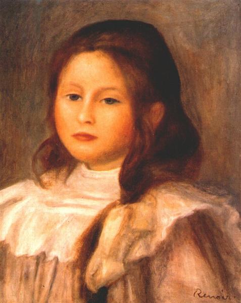 Portrait of a child - 雷諾瓦