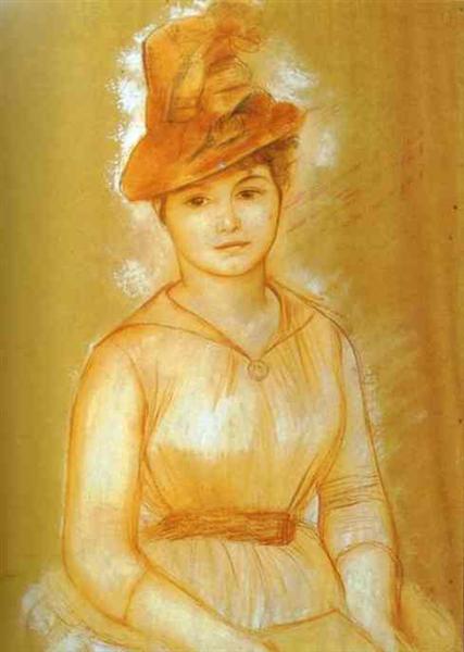 Portrait of a Woman - 雷諾瓦