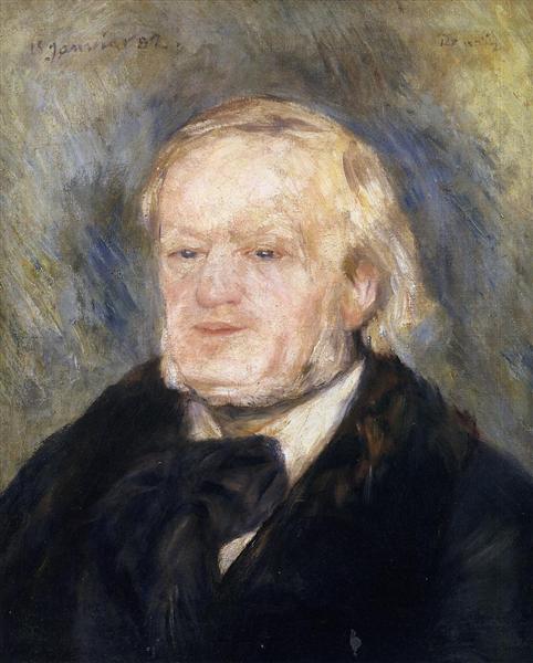 Richard Wagner, 1882 - Пьер Огюст Ренуар