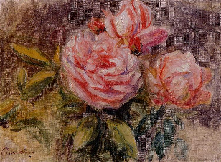 Roses, c.1904 - 1910 - 雷諾瓦