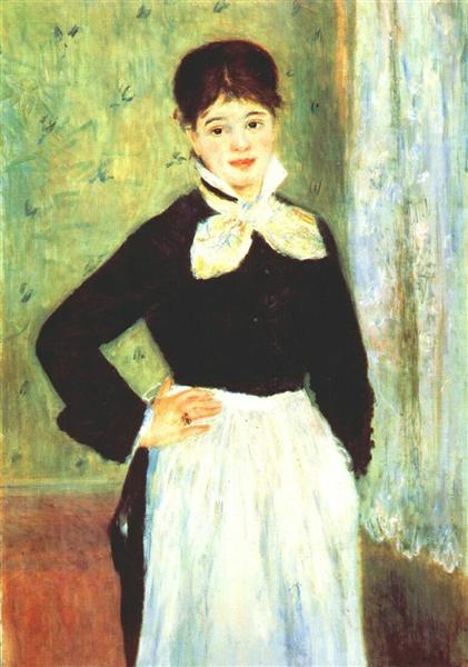 Serving Girl from Duval's Restaurant, 1874 - Pierre-Auguste Renoir