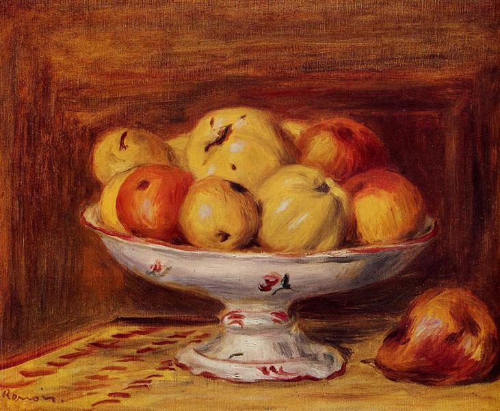 Still Life with Apples and Pears, 1903 - 雷諾瓦