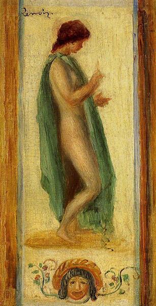Study of a Woman, for Oedipus, c.1895 - Пьер Огюст Ренуар