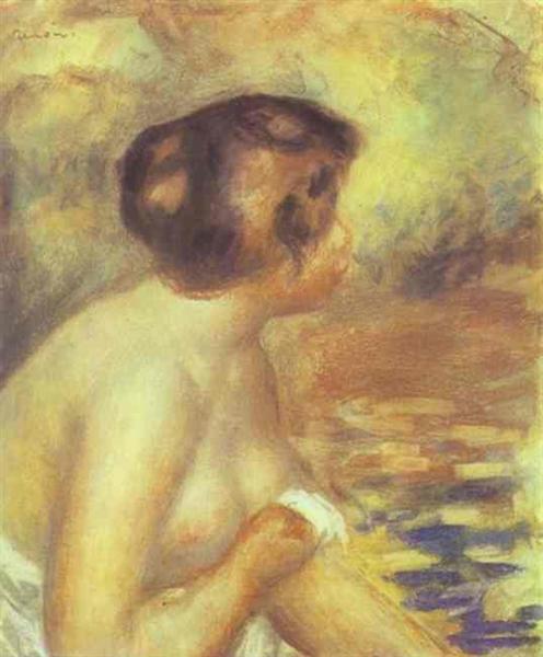 The Bather - Pierre-Auguste Renoir