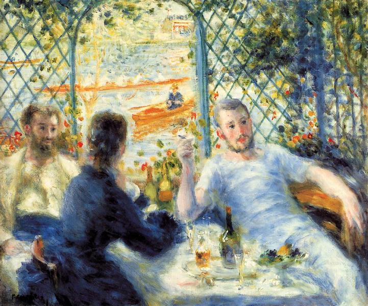 The Canoeist's Luncheon, 1879 - 1880 - Pierre-Auguste Renoir