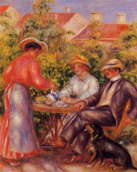 The Cup of Tea, c.1906 - 1907 - Пьер Огюст Ренуар