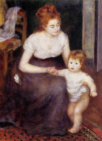 The First Step, 1876 - Auguste Renoir