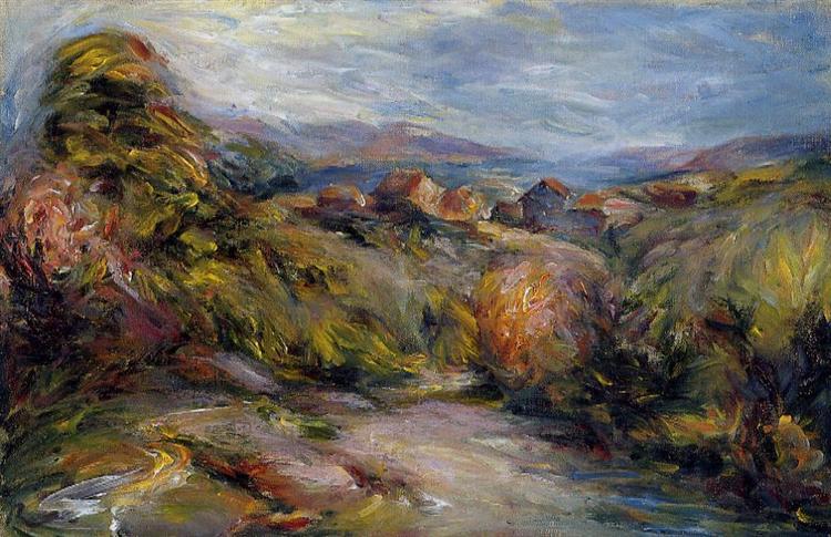 The Hills of Cagnes - Auguste Renoir