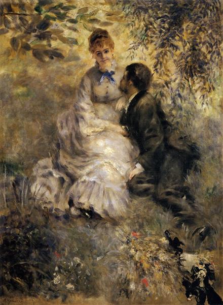 The Lovers, c.1875 - Pierre-Auguste Renoir