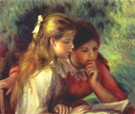 The reading - Pierre-Auguste Renoir