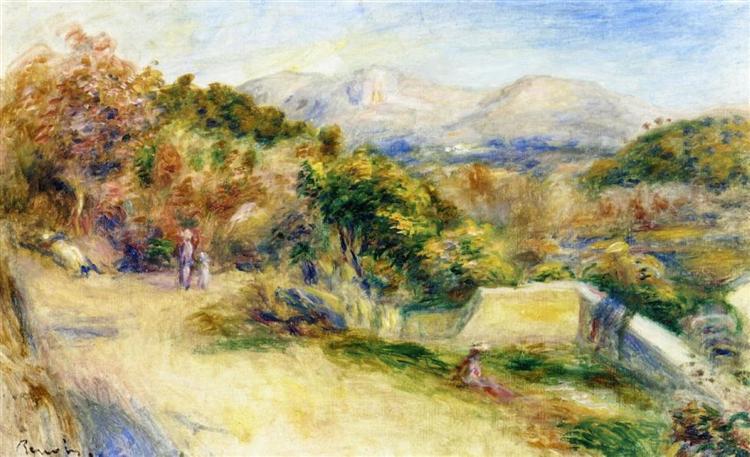 The View from Collettes, 1910 - 1911 - Pierre-Auguste Renoir