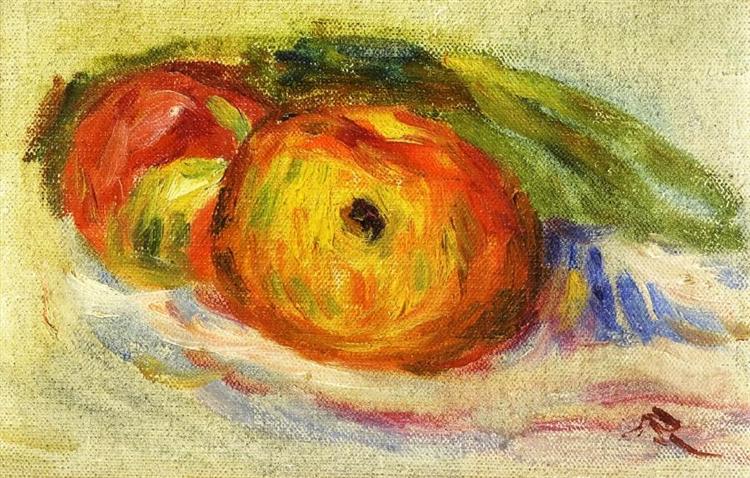 Two Apples - Auguste Renoir