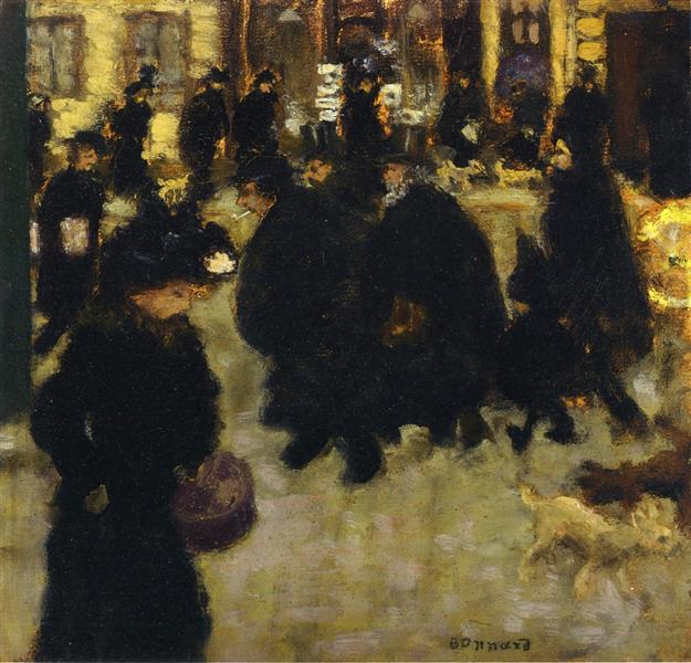 Figures in the Street, 1894 - П'єр Боннар