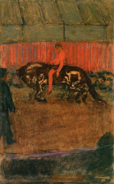 On the Track, 1895 - П'єр Боннар