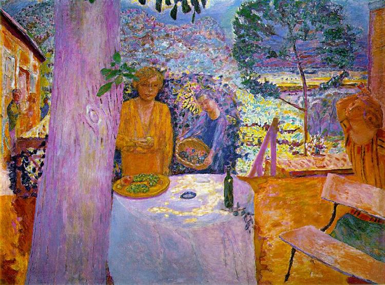 The Terrace at Vernon, 1920 - 1939 - Pierre Bonnard