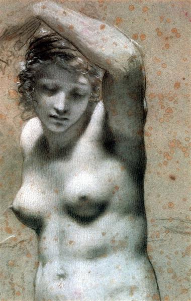 Female Nude Raising her Arm, c.1800 - Pierre-Paul Prud'hon