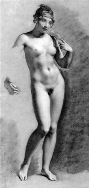 Standing Female Nude, c.1800 - Pierre Paul Prud’hon