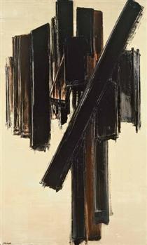 Peinture, 10 juin 1958 - Пьер Сулаж