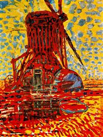 Mill in Sunlight: The Winkel Mill - Piet Mondrian