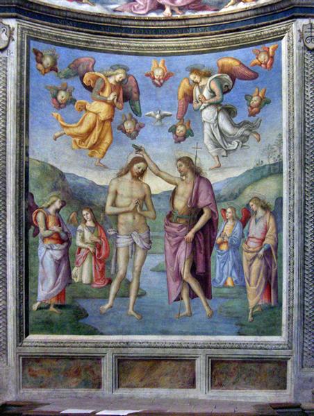 Baptism of Jesus, 1507 - Perugino