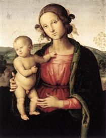Мадонна с младенцем - Пьетро Перуджино