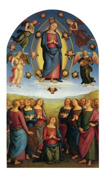 Pala di Corciano (Assumption of Mary) - 佩魯吉諾