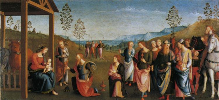 Pala di Sant Agostino (Adoration of the Magi), 1504 - Pietro Perugino