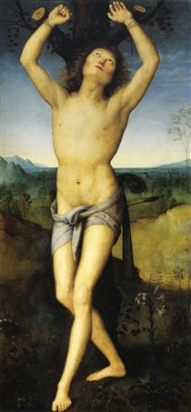 St. Sebastian - Perugino