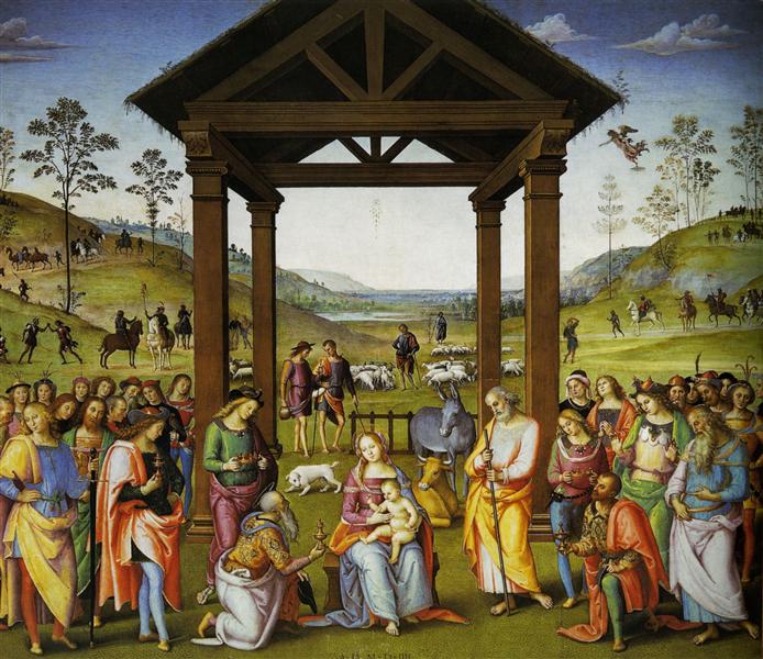 Поклонение волхвов, 1504 - Пьетро Перуджино