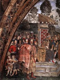 St Catherine's Disputation (detail) - Pinturicchio