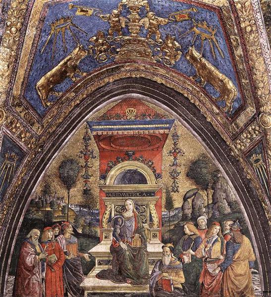 The Arithmetic, 1491 - Pinturicchio