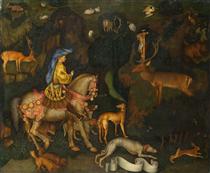 La Vision de saint Eustache - Pisanello