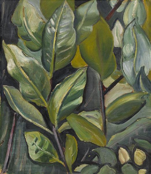 Leaves (Study for Portrait of Barbara), 1933 - Prudence Heward